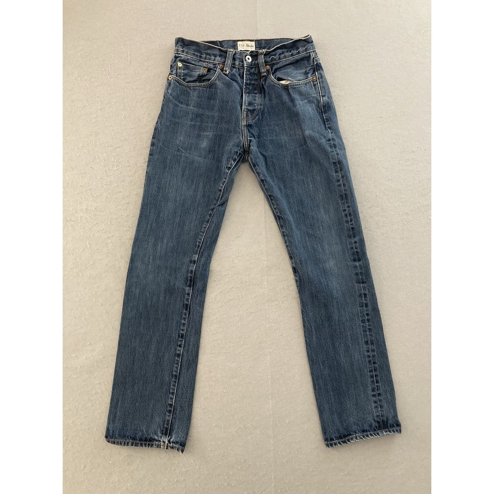 C.O.F. Studio M2 Selvedge Denim Jeans Candiani Italy Mens 28 X 29 Button Fly